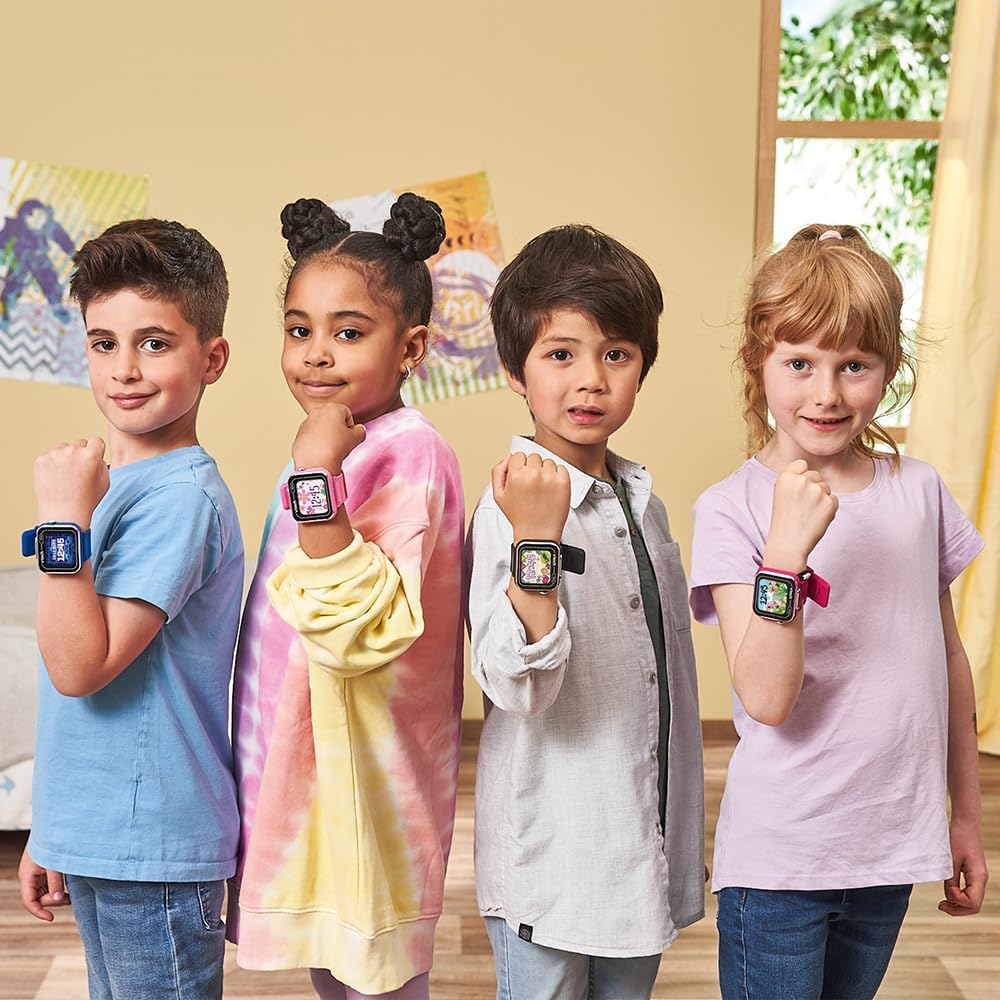 VTech - KidiZoom SmartWatch Max Noire, Montre Digitale Enfant, Photo, Selfie, Vidéo, Écran Tactile Horizontal, Jouet High-Tech, Cadeau Enfant et Ado de 5 Ans à 14 Ans - Contenu en Français